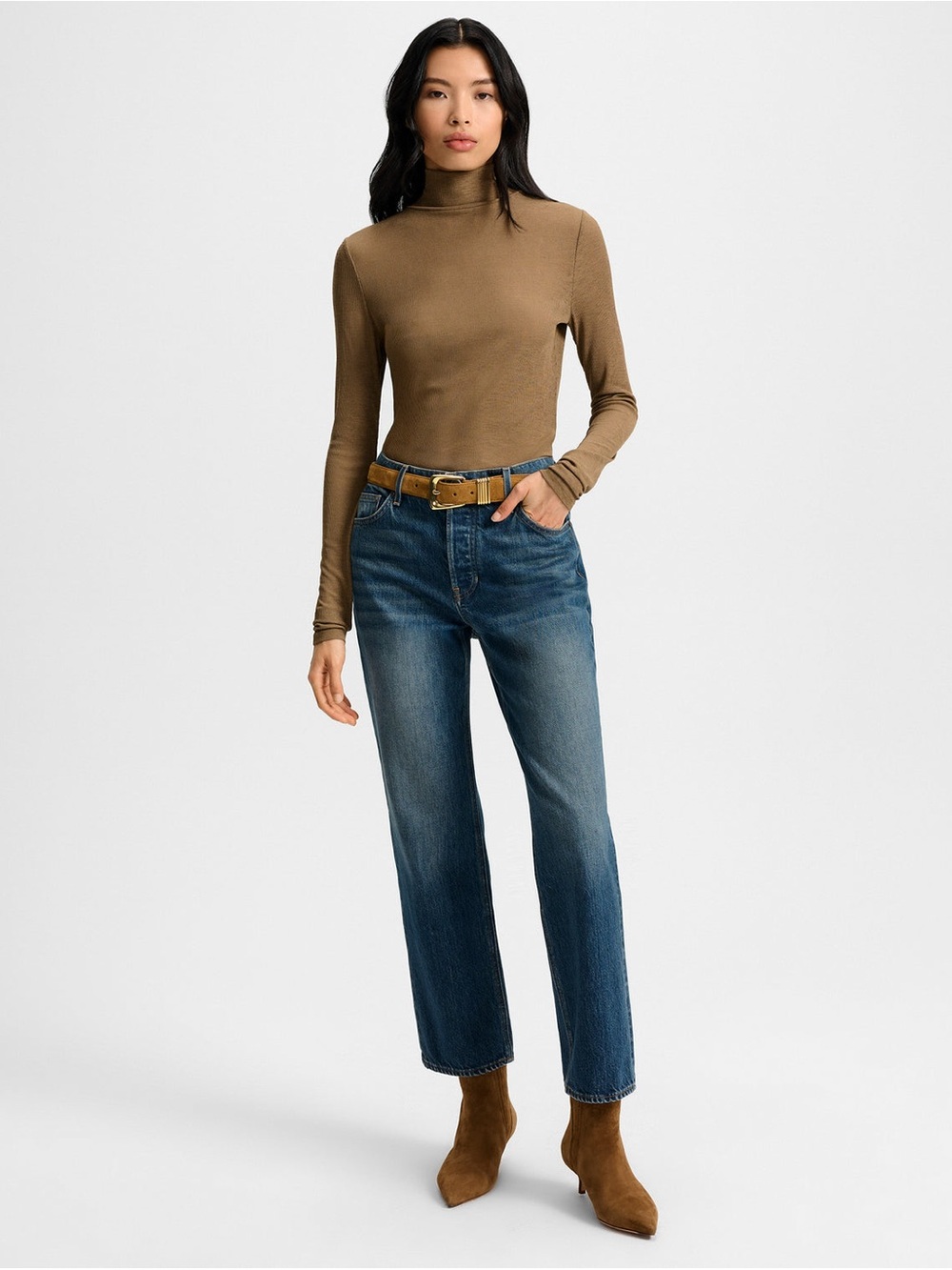 Veronica Beard Leah Straight Leg Jeans Equinox Blue Size 26 EUC